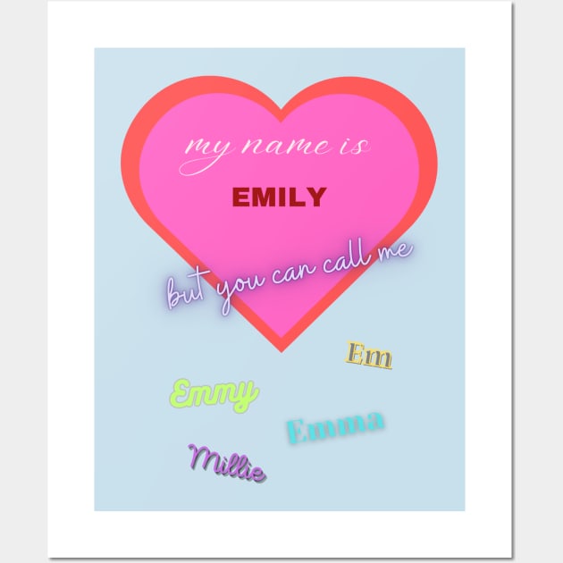 Emily Wall Art by baseCompass